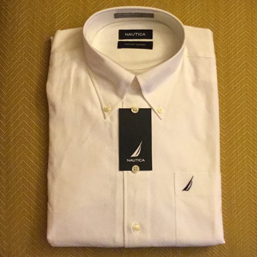 NAUTICA VINTAGE OXFORD LONG SLEEVES MENE SHIRTS